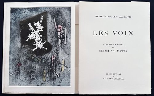 MATTA Roberto Sebastian. LES VOIX. With 10 embossed engravings.